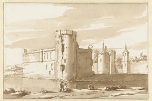 Vue du château St. Aldegonde à West-Souburg - Jacob van der Ulft (attributed to)