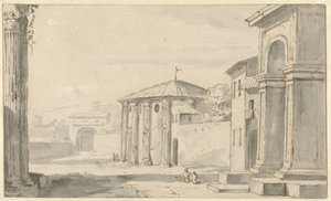 Vue de Rome - Jacob van der Ulft
