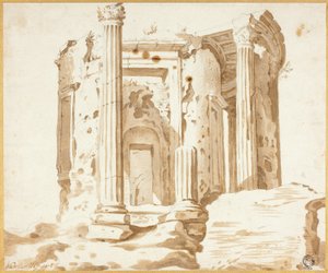 Temple à Tivoli - Jacob van der Ulft