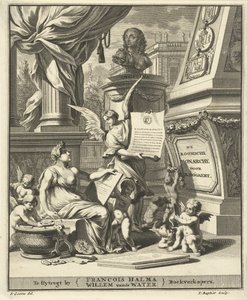 Page de titre pour A. Bogaert, La monarchie romaine, représentée dans les médailles des empereurs occidentaux et orientaux, Utrecht 1697