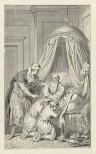 Jacob bénit Manassé et Éphraïm - Jacobus Buys