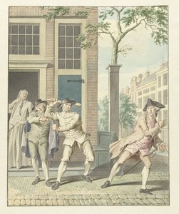 Scène de Pefroen avec la tête de mouton - Jacobus Buys