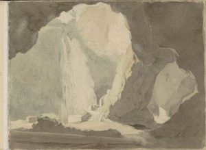 Cascade à Tivoli - Jacobus Everhardus Josephus van den Berg