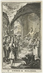 Molière devant les juges de Pluton - Jacobus Harrewijn
