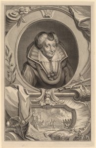 Louise de Coligny - Jacobus Houbraken
