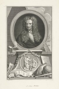 Sir Isaac Newton (1642-1726), physicien et mathématicien anglais