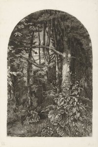 Forêt avec ruisseau - Jacobus Ludovicus Cornet