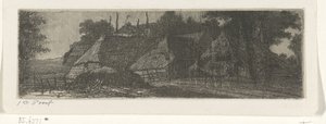 Paysage avec trois fermes - Jacobus Ludovicus Cornet