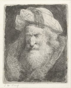 Vieil homme avec barbe