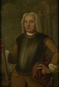 Portrait de Johannes Thedens, gouverneur général de la Compagnie néerlandaise des Indes orientales - Jacobus Oliphant