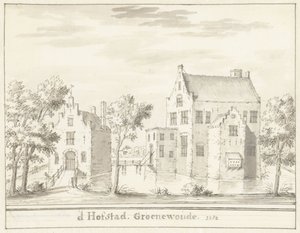Le château Groenewoude près de Woudenberg, en 1382 - Jacobus Stellingwerff