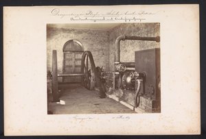 Station de pompage avec pompes centrifuges / Kralingen le 14 mai 1869