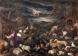 Noé après le déluge - Jacopo Bassano
