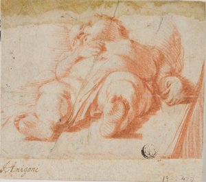 Bébé endormi - Jacopo Amigoni