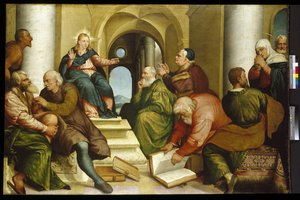 Le Christ parmi les docteurs, 16ème siècle