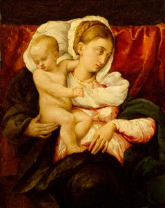 Madone et enfant - Jacopo Bassano