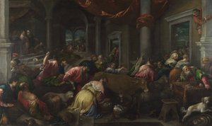 La purification du Temple - Jacopo Bassano and workshop