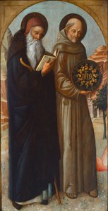 Saint Antoine Abbé et Saint Bernardin de Sienne - Jacopo Bellini