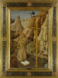 Saint Jérôme pénitent dans le désert, 1450 - Jacopo Bellini
