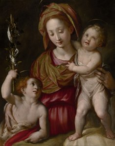 Madone et Enfant avec le jeune Saint Jean-Baptiste, vers 1575 - Jacopo Chimenti Empoli