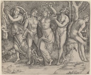 Bacchus et ses assistants - Jacopo Francia