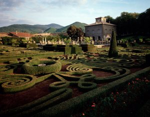 Vue de la villa Lante - Jacopo Vignola