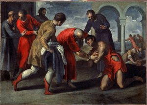 Le retour du fils prodigue - Jacopo Il Giovane Palma