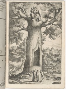 Apparition de la Vierge dans le hêtre [plaque P] - Jacopo Ligozzi