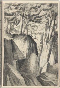 Le Rocher Prominent (Sasso spicco) [plaque I] - Jacopo Ligozzi
