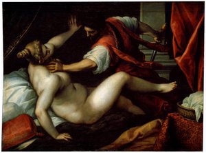Tarquinius et Lucrèce, 16ème ou début 17ème siècle