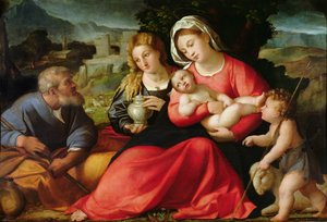 La Sainte Famille, vers 1508-12 - Jacopo Palma