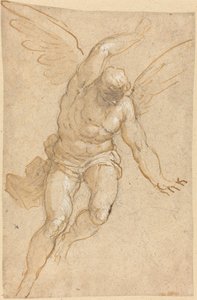 Un ange volant - Jacopo Palma il Giovane