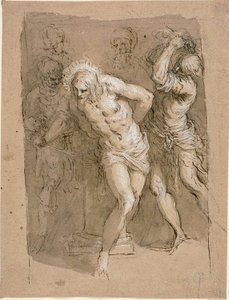Étude pour la Flagellation du Christ - Jacopo Palma il Giovane