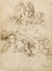 Le Martyre de Saint Barthélemy ; La Conversion de Saint Paul - Jacopo Palma il Giovane
