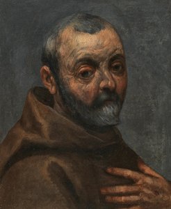 Autoportrait en Moine - Jacopo Palma il Giovane the Younger