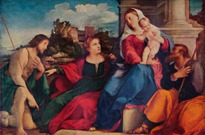 Conversation sacrée, vers 1525 - Jacopo Palma il Vecchio