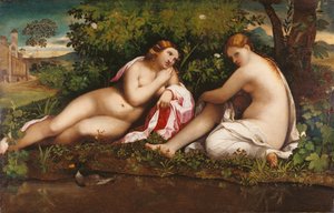 Deux Nymphes au Repos Jupiter et Callisto, vers 1520