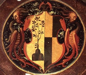 Bouclier héraldique, vers 1529 - Jacopo Pontormo