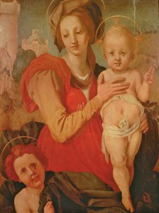 Madone et enfant avec le petit Saint Jean-Baptiste - Jacopo Pontormo