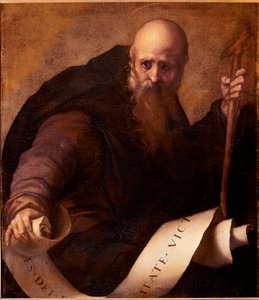 Saint Antoine, Abbé. Représentation de Saint Antoine le Grand - Jacopo Pontormo