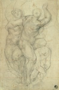 Étude pour un groupe de nus