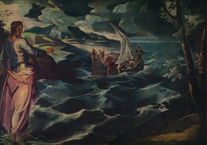 Christ à la mer de Galilée, vers 1575-1580 - Jacopo Robusti Tintoretto