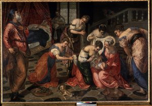 La nativité de Saint Jean Baptiste - Jacopo Robusti Tintoretto