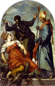 Saint Louis de Toulouse et Saint Georges, 1552 - Jacopo Robusti Tintoretto