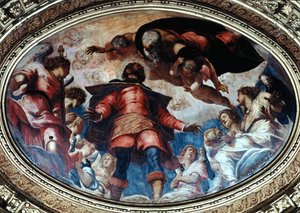 San Rocco en gloire, 1564 - Jacopo Robusti Tintoretto