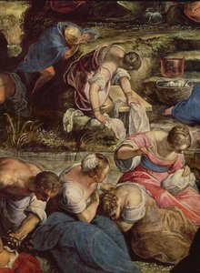 La collecte de la manne (détail) - Jacopo Robusti Tintoretto