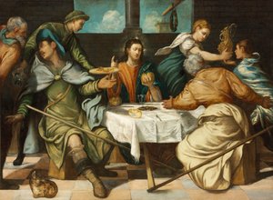 Le souper à Emmaüs - Jacopo Robusti Tintoretto