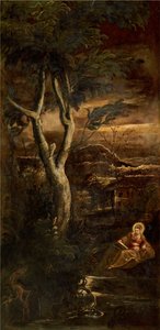 La Vierge lisant, vers 1583 - Jacopo Robusti Tintoretto