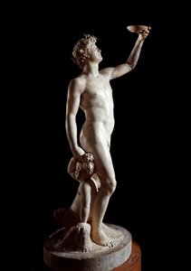 Bacchus (Bacco). Sculpture par Jacopo Sansovino (Jacopo Tatti) (1486-1570). Marbre. 1510