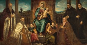 Le doge Alvise Mocenigo et sa famille devant la Vierge à l